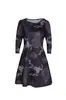 2026 Ropa de Mujer Transfronteriza Amazon Wish Más Vendido Nuevos Modelos Navideños Vestido Estampado Multiflora Falda de Corte A