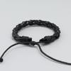 Directo de fábrica Estilo europeo y americano simple vintage pulsera tejida de piel de vaca pulsera pulsera de cuero joyería al por mayor de Yiwu