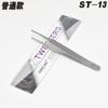 Pinzas asequibles de acero inoxidable ST borde redondo 1.5mm punta codo adhesivo injerto de pestañas postizas máquina de depilación pick pelo