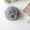 Pelota de Pelo de Conejo Grande Personalizada, Bola de Felpa, Mochila, Llavero para Coche, Materiales DIY, Accesorios Hechos a Mano en Múltiples Colores