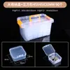 Caja de Almacenamiento Mini Pequeña de Plástico Transparente para Joyería Caja de Exhibición Separada de Alta Calidad Caja Organizadora para Pendientes Pulseras Accesorios
