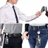 Cordón para doctor de poliéster por transferencia de calor con hebilla redonda de aleación de zinc con gota de resina fácil de subir y bajar y tarjetero