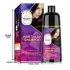 Shampoo Preto Transfronteiriço Tinta de Cabelo Shampoo Tingidor Preto Lava e Colore em Um Cobre Cabelo Branco Preto Trabalho