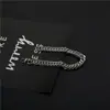 Pulseira Masculina Moderna Coreana Corrente de Aço Titânio Pulseira Masculina Distinta Estilo Simples Frio Punk Agressiva Pulseira Larga Masculina