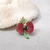 Broche da moda quente transfronteiriço da Europa e dos Estados Unidos broche personalizado em forma de flor strass colorido vendas diretas de fabricantes de roupas