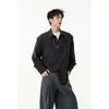 Camisa Trendy de Estilo Coreano Nueva Primavera para Hombre, Manga Larga, Diseño Holgado Casual, a la Moda y de Alta Gama