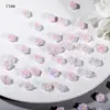 Decorações de Arte para Unhas de Rosa e Camélia Tridimensionais Esculpidas Suaves Acessórios Artesanais DIY Decoração de Unhas Flores de Resina Venda por Atacado