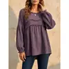 Site Independente da Amazon Europeu e Americano Outono 2026 Novo Top Casual Feminino Patchwork Renda com Franjas Tamanho Plus