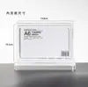 Cartão de Mesa Acrílico Moldado por Injeção Cartão Integrado com Display de QR Code Cartão de Preço A4 Suporte de Cardápio