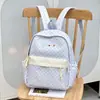 Mochila Xunting Gris Neblina Estrellas Estampado Completo para Niñas Estilo Japonés Mochila Fresca para Estudiantes de Secundaria y Preparatoria Mochila Casual de Viaje