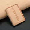 Llavero de Cuero para Mahjong Simple Hecho a Mano de Piel de Vaca Colgante de Llave de Mahjong Cuero Creativo