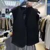 Chaleco Blazer de Verano 2026 Nuevo de Gama Alta Retro Ajustado de Nicho con Cuello en V Botones sin Mangas para Mujer, Versátil