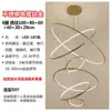 Lámpara de araña grande para sala de estar dúplex, Acero inoxidable Lujo ligero Minimalista Villa Apartamento tipo loft, Luz circular para hueco de escalera dúplex