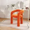 Taburete de tocador de lujo ligero para dormitorio casual moderno y uso en el hogar, adecuado para tocador y taburete de manicura