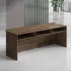 Mesa de Conferência Minimalista Dupla Longa Moderna para Treinamento e Palestras, Mesa para Reunião de Equipe, Conjunto Modular de Mesa e Cadeira para Sala de Aula
