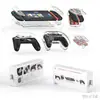 Kit de Capa Protetora Cristal Transparente 5 em 1 para Nintendo Switch 2, Capa Rígida Transparente de PC para Console, Joy-con2 e Controle Pro, Estojo de Armazenamento para Cartões de Jogo