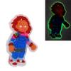 Nuevos Accesorios Luminosos DIY para Joyería Carcasa de Teléfono Móvil Imán de Nevera Decoración Luminosa Halloween Dibujos Animados Parche de Pegamento Suave de PVC