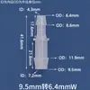 Conector de Plástico Reductor Grueso en T Recto a Través de Manguera Tubería de Agua Tubería de Aire Adaptador Conector Junta de Púa
