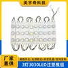 Módulo LED 3 Luzes 3030V 220V, Lente Moldada por Injeção à Prova d'Água, Caixa de Luz para Publicidade, Fabricante da Fonte