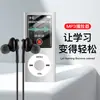 Reproductor de música deportiva MP4/MP3 Bluetooth para estudiantes, reproductor de música portátil con pantalla, ranura para tarjeta, altavoz externo, versión de Bluetooth