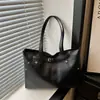 Bolsa de ombro única minimalista de alta moda, tendência coreana, nicho, para mulheres, nova moda outono 2026, bolsa de axila