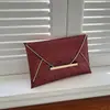 Bolso de Noche Novedoso Europeo y Americano de Moda Tipo Sobre, Bolso de Mano Casual Sencillo de Color Sólido, Bolso de Mano de Moda de Nicho para Mujer