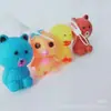Vinil Diversos Animais Pequenos Porquinho Patinho Barulhento Brinquedo de Banho para Bebê Loja de Departamento Quente