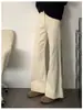 Jeans Branco Bootcut Plus Size para Mulheres Inverno 2025 Novo Reto Solto Não Gruda na Perna Calças Flare Petite