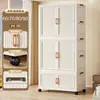 Armario para Bebé Engrosado Gabinete de Almacenamiento de Ropa Infantil Armario Plegable para Ropa Infantil Uso en Dormitorio Hogar Gabinete Plegable para Almacenamiento de Ropa