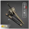 Modelo de Arma Envolvente Fengshen Hombre Huang Jian 22cm Adorno de Metal Xiqi Jian Yuan Shen Jian Bo Hou Jian Arma Fría