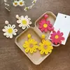 Pendientes de Girasol Iguales a los de Zhong Chuxi Pendientes Exagerados para Vacaciones en la Costa Pendientes Nuevos 2025 Sentido de Diseño de Nicho