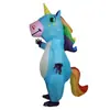 Disfraz Inflable de Dinosaurio, Traje Inflable de Alien para Adultos, Fiesta de Halloween, Versión Infantil TK Transfronteriza de Amazon