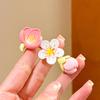 El Viento es Cita, las Flores No son Malentendidos ~ Pinza para el Cabello de Flor de Cerezo Rosa para Mujer, Pinza Lateral Pequeña Fresca, Accesorios para el Cabello de Chica Dulce, Pinza para el Flequillo