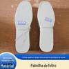 Palmilhas Grossas de Feltro Absorvem Suor para Uso Doméstico, Processadas para o Inverno, Sapatos de Couro Macio, Atacado do Fabricante, Quente
