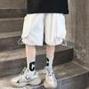 Shorts Cargo Femininos Verão Fino 2025 Novos Shorts Infantis Comprimento no Joelho Conjunto de Roupa de Verão para Menina Grande na Moda