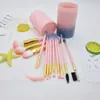 12 Cubos Brocha Set de Brochas de Maquillaje Set Completo Principiantes Especificaciones Grandes Calidad Confiable Fuerza en el Punto Mayorista