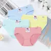 A001 ropa interior para mujer estudiantes femeninas color liso transpirable cintura niñas sexy linda pantalón comercio electrónico transfronterizo venta al por mayor
