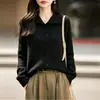 Nuevo cárdigan de punto liso estilo 'old money' para mujer Otoño/Invierno 2026, chaqueta suéter rejuvenecedora, top exterior grueso, moderno