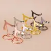 Enfeite de suporte em forma de coração de cristal, suporte de exibição de metal para esfera de cristal, base para espécime mineral de pedra bruta, suporte de pedra ornamental atacado