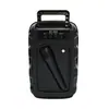 Bolsa cruzada de 6.5 pulgadas de audio para exteriores recargable, altavoz Bluetooth Bt-602, para publicidad, karaoke en casa, subwoofer