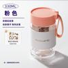 Taza de vidrio Fuguang, nueva taza de agua portátil para estudiantes de alto aspecto para niñas, taza de agua pequeña a prueba de explosiones de verano con escala