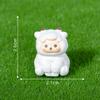 Musgo micro paisaje creativo lindo oveja juguetona baa baa muñeca diy decoraciones accesorios escritorio pequeños adornos