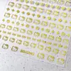 Pegatinas de Uñas Nuevas y de Moda de Gato Kt, Estilo Ins Dibujos Animados Lindos Populares Gato y Estrella Pegatinas Adhesivas para Uñas al por Mayor