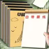 Papel Rascunho Espessado Yika para Exame de Ingresso de Pós-Graduação, Caderno de Rascunho Especial para Estudantes Universitários, Papel de Cálculo em Branco para Estudantes do Ensino Médio