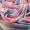 Tecido de Chiffon Estampado Digitalmente Pode Ser Personalizado de Acordo com Desenhos. Tecido Chiffon Estampado de Alta Precisão para Vestuário Pode Ser Personalizado de Acordo com Desenhos e Amostras
