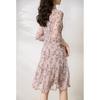 Vestido de Seda Estilo Artístico 2026 Verano Nuevo para Mujer Estilo Retro Francés Ligeramente Maduro Vestido de Seda Floral