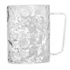 Vaso Textura Glaciar para Enjuague Bucal Hogareño Femenino Taza para Cepillado y Lavado de Dientes Taza para Dientes Taza Bucal Taza para Dientes Taza con Portacepillos Transparente de Gran Capacidad