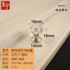 Manija de Cajón Acrílica Panel de Puerta de Vidrio Transparente con Forma de Diamante Manija de Bola de Cristal de Agujero Único Manija de Puerta de Gabinete