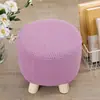 Funda elástica de cobertura total para taburete redondo pequeño, funda para taburete pequeño, funda para taburete para cambiarse los zapatos, funda para cojín de asiento, funda para taburete cuadrado pequeño