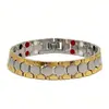 Bestseller Transfronterizo Europeo y Americano 1.2cm Pulsera de Doble Fila con Forma de Diamante con Hexágonos Magnéticos Desmontables, Alto Valor Estético